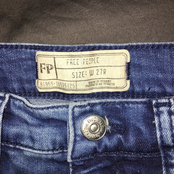 Free People High Rise Busted Skinny - Picture 4 of 6